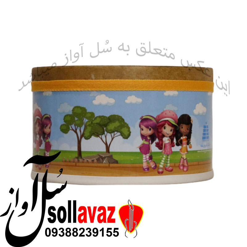 طبلک فروزنده طرح باربی مدل کارتونی کد 9 — تصویر ۲