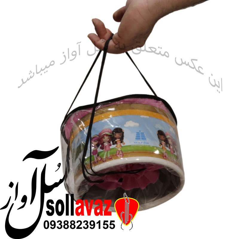 طبلک فروزنده طرح باربی مدل کارتونی کد 9 — تصویر ۳