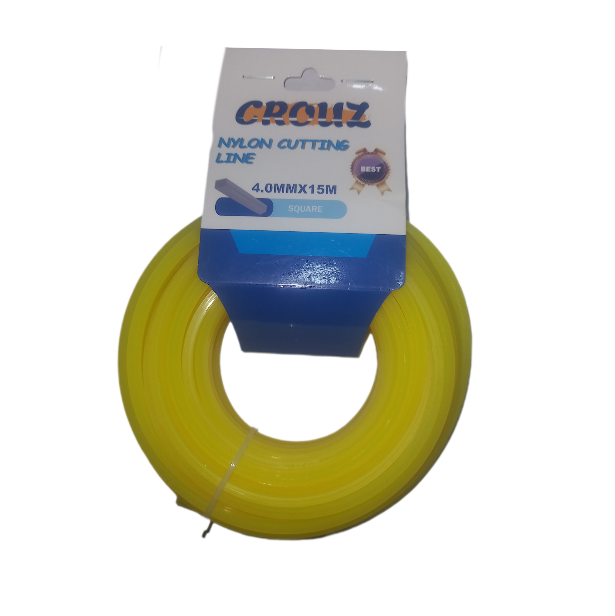نخ علفزن مربع زرد ۱۵متری 4mm کروز