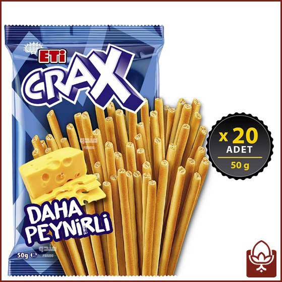 چوب شور کراکس اتی با طعم پنیری 50 گرم – اسنک ترد و خوشمزه