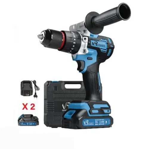 دریل شارژی چکشی دو باطری ویوارکس مدل VR2102V-BL