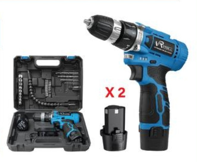 دریل شارژی دو باطری با لوازم ویوارکس مدل VR1210V-22A