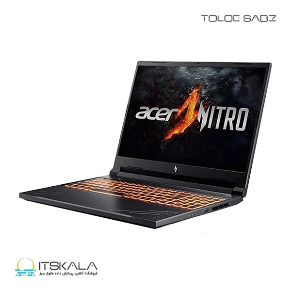 لپ تاپ ایسر مدل Nitro V16 ANV16 i7 14650HX 16GB 512GB RTX4050