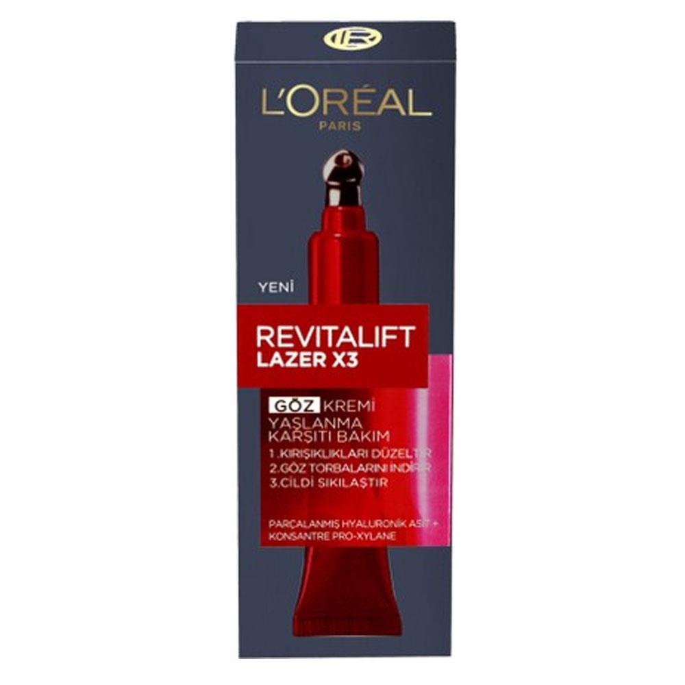 کرم ضد لک و ضد چروک روز لورآل REVITALIFT LAZER X3 حجم 50 — تصویر ۴