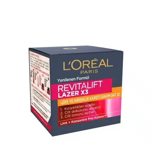 کرم ضد لک و ضد چروک روز لورآل REVITALIFT LAZER X3 حجم 50