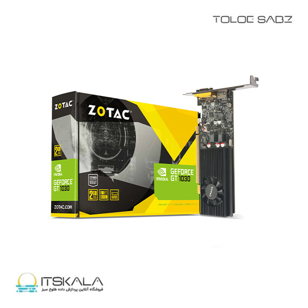 کارت گرافیک زوتک مدل GeForce GT1030 2GB GDDR5 Low Profile