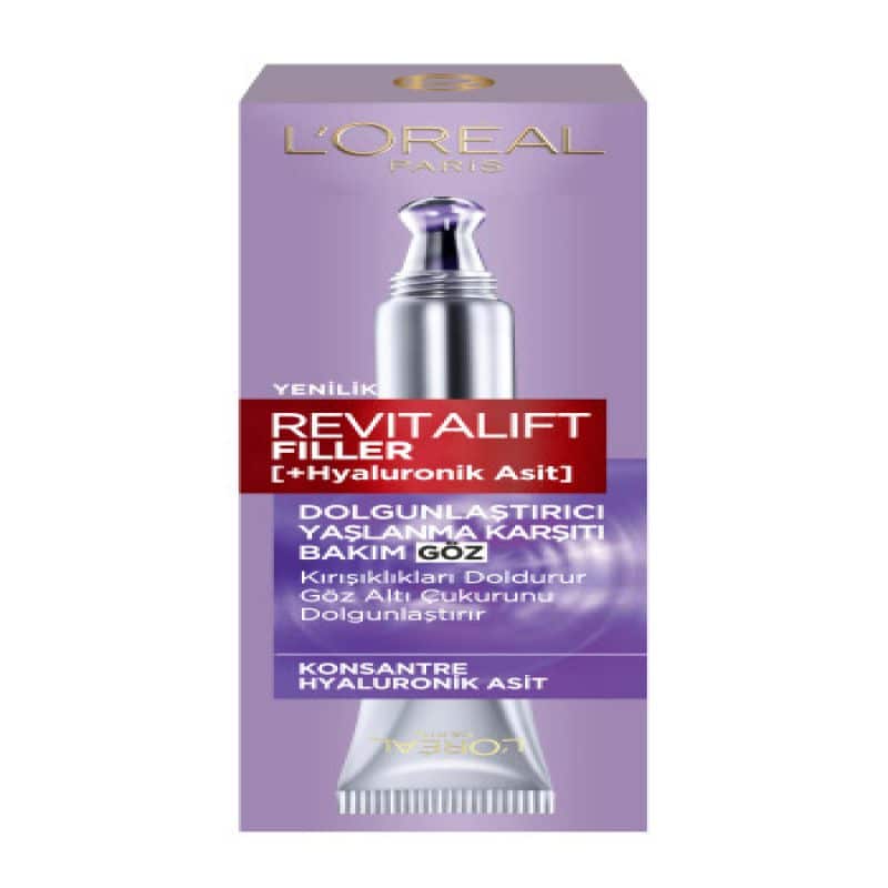 کرم ضد چروک دور چشم لورآل REVITALIFT FILLER پر کننده گودی زیر چشم حجم 15 میل