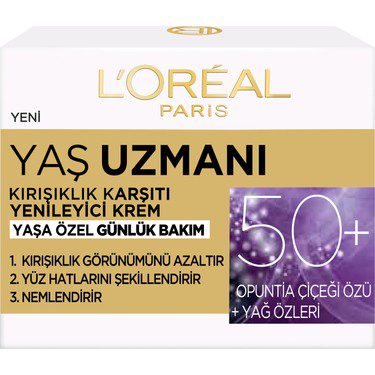 کرم ضد چروک روز بالای 50 سال لورال YAS UZMANI
