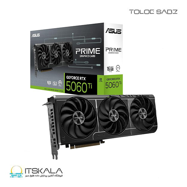 کارت گرافیک ایسوس مدلPRIME GEFORCE RTX™ 5060 Ti 16GB GDDR7
