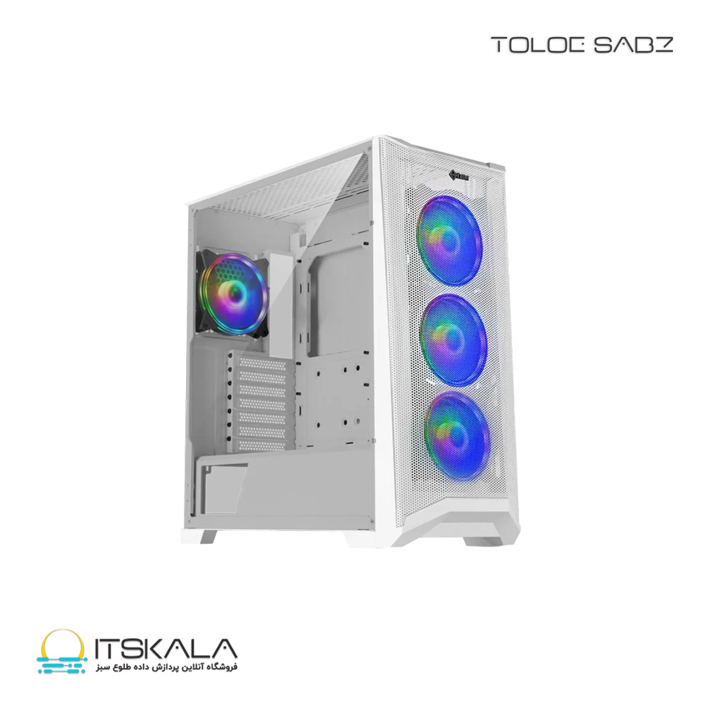 کیس گیمینگ Mid Tower فاطر مدل (White) FG 770W