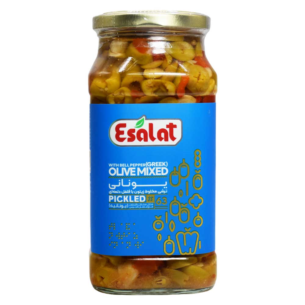 ترشی یونانی اصالت ESALAT وزن 570 گرم