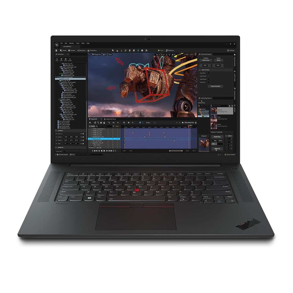 لپ تاپ استوک لنوو مدل Lenovo ThinkPad P1 I7-10850H 16 512 4G T1000
