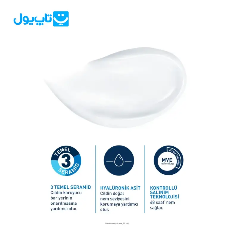 کرم مرطوب کننده سراوی Cerave مناسب پوست خشک 340 گرم — تصویر ۵