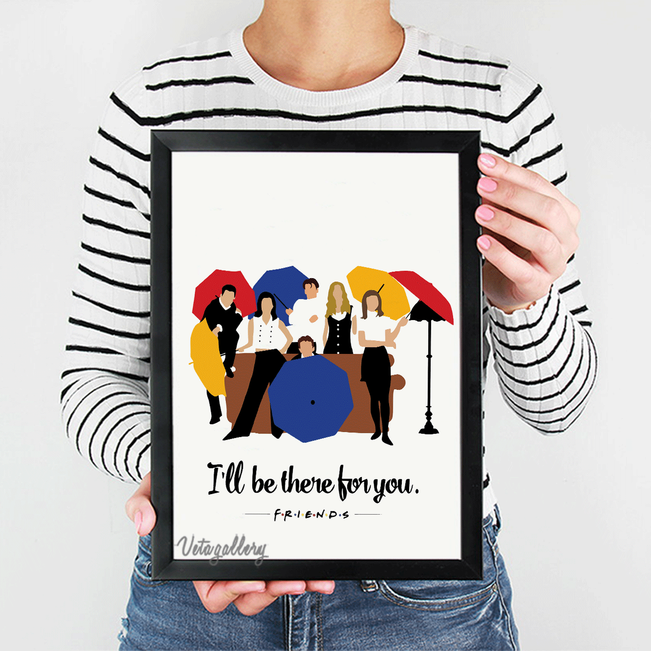 تابلو طرح سریال friends – فرندز — تصویر ۴