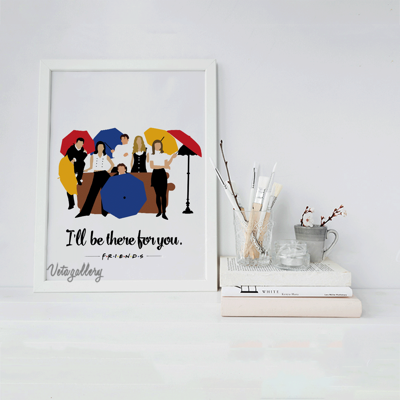 تابلو طرح سریال friends – فرندز — تصویر ۸