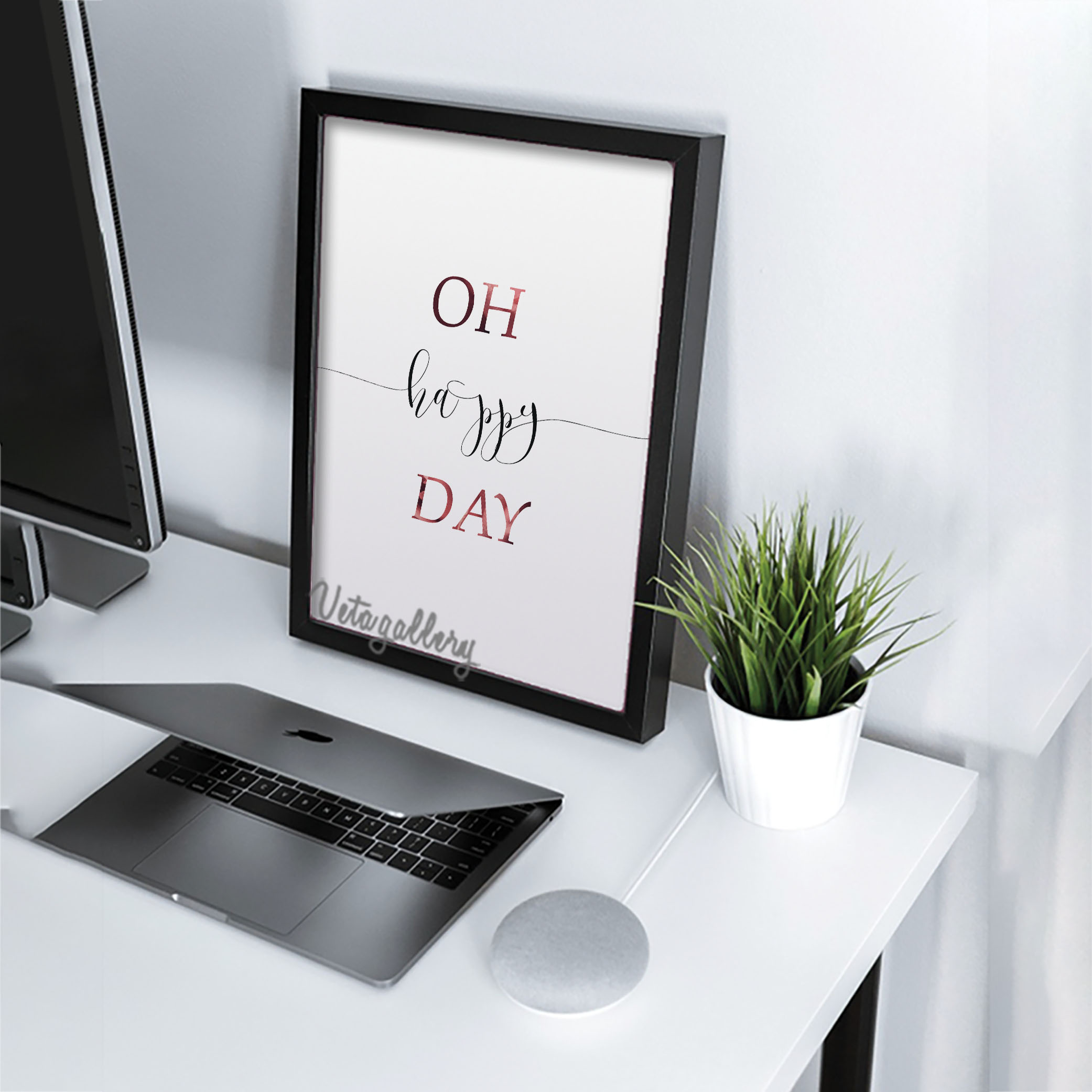 تابلو فانتزی تکست Oh! Happy day — تصویر ۵