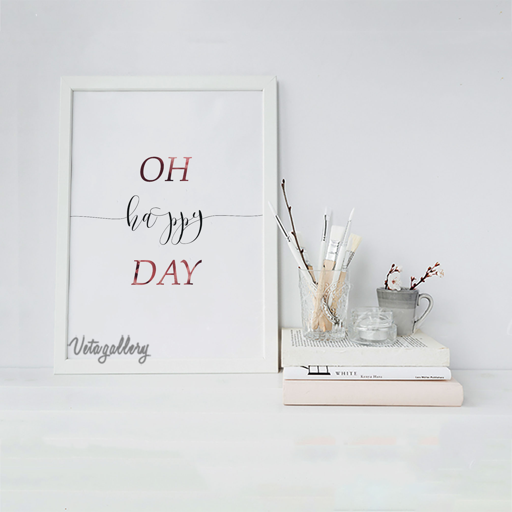 تابلو فانتزی تکست Oh! Happy day — تصویر ۶