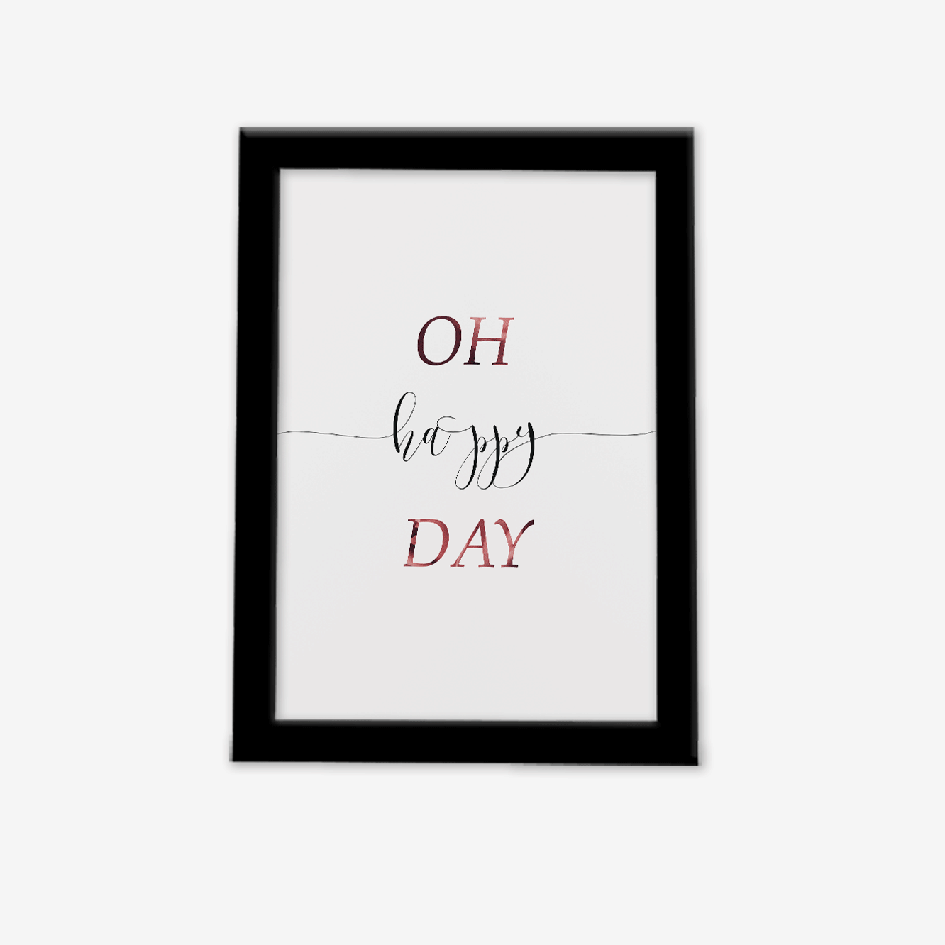 تابلو فانتزی تکست Oh! Happy day — تصویر ۲