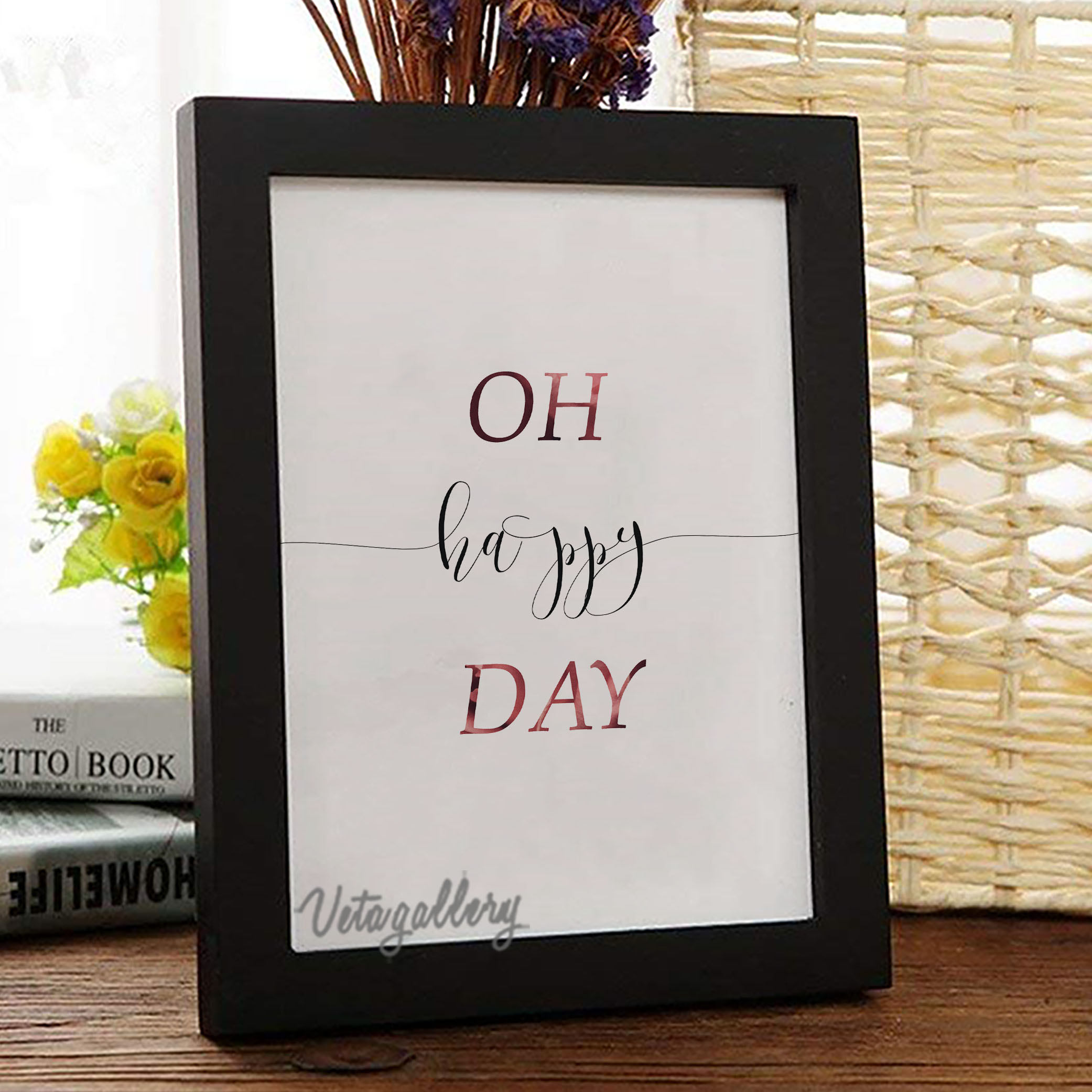 تابلو فانتزی تکست Oh! Happy day — تصویر ۷