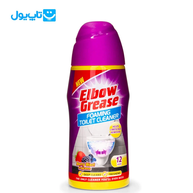 فوم شوینده توالت البو گریس Elbow Grease با رایحه توت فرنگی و شاه توت حجم 500 میلی لیتر