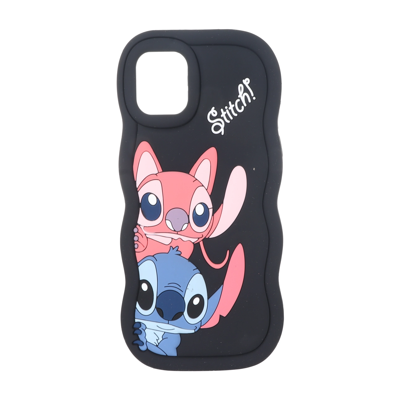 قاب سیلیکونی کنگره ای Stitch برجسته فانتزی Apple iPhone 11 Pro Max – مشکی کد 1
