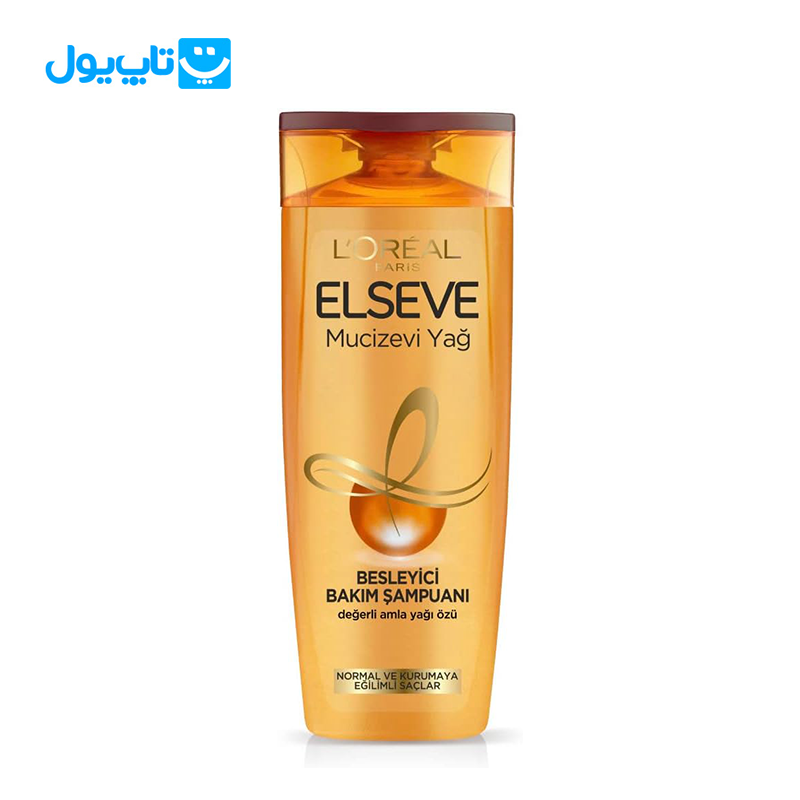 شامپو لورآل Loreal مدل Mucizevi Yag مناسب موهای نرمال و خشک حجم 300 میلی لیتر