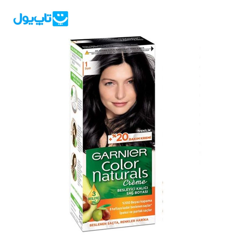 رنگ مو گارنیر Garnier شماره 1 رنگ مشکی