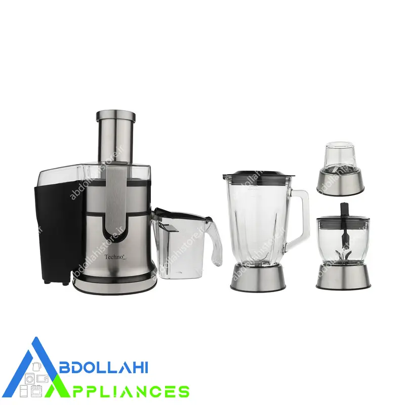 آبمیوه گیری چهارکاره تکنو مدل Te-314 با 24 ماه گارانتی