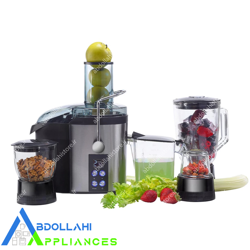آبمیوه گیری چهارکاره تکنو Te-312 با 24 ماه گارانتی تکنو