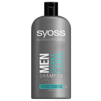 شامپو مو سایوس مدلsyoss Clean & Cool حجم 500 میلی لیتر