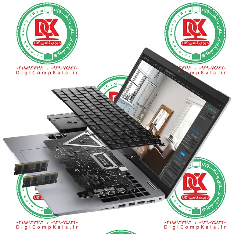 لپ تاپ 15.6 اینچ دل Dell Precision 3560 Intel Core i7 1165G7 Nvidia Quadro P520 2GB FullHD IPS نسل 11 اینتل گارانتی تا 1 ? — تصویر ۲