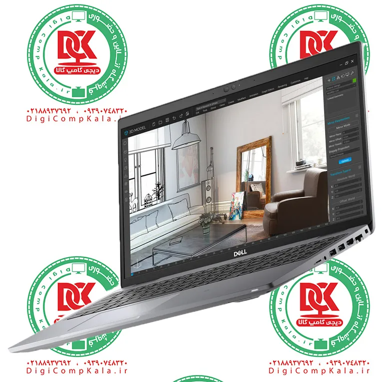 لپ تاپ 15.6 اینچ دل Dell Precision 3560 Intel Core i7 1165G7 Nvidia Quadro P520 2GB FullHD IPS نسل 11 اینتل گارانتی تا 1 ? — تصویر ۵