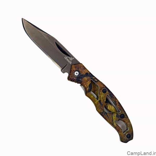 چاقو کوه نوردی تاشو گربر طرح برگ Gerber