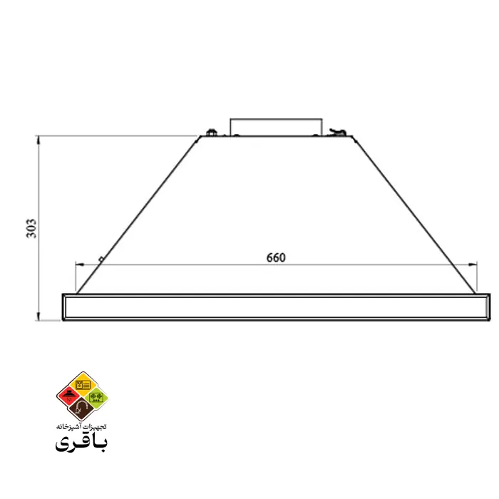 هود مخفی کن مدل آرتیما ۳ مشکی — تصویر ۴