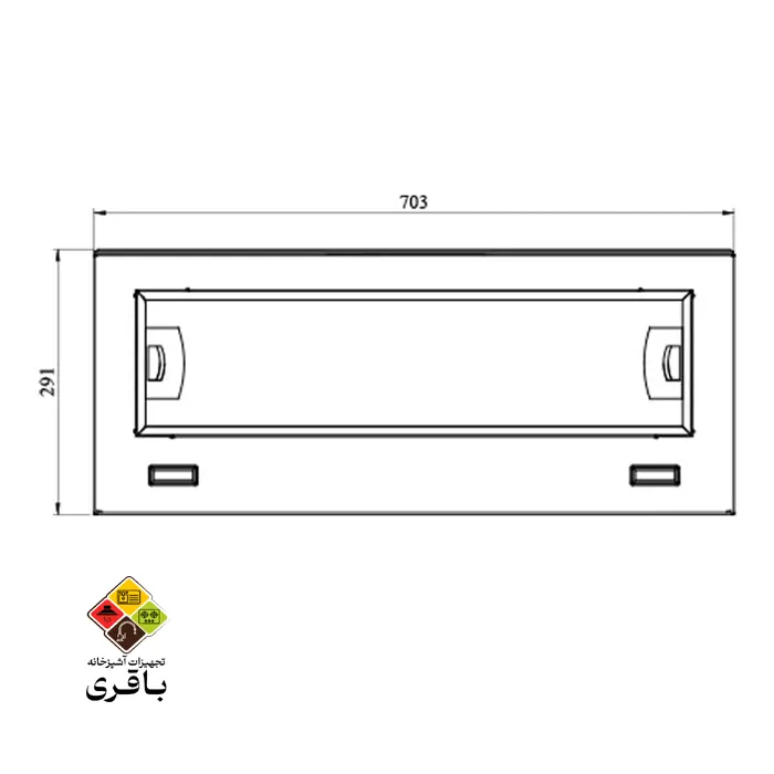 هود مخفی کن مدل آرتیما ۳ مشکی — تصویر ۳