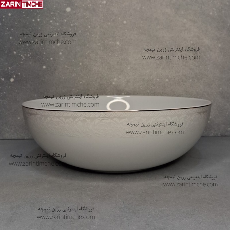 کاسه سالاد خوری چینی زرین مدل سیلوان