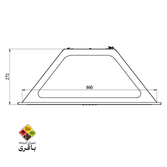 هود مخفی کن مدل آرتیما 1 استیل — تصویر ۴
