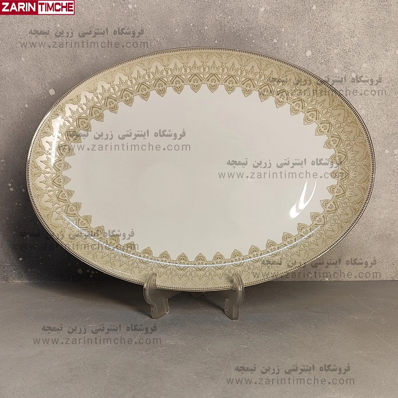 دیس بیضی چینی لورین مدل کارن
