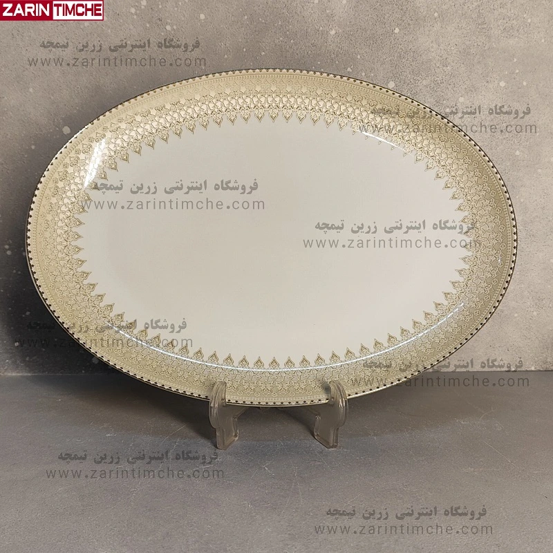 دیس بیضی چینی لورین مدل برمودا — تصویر ۲