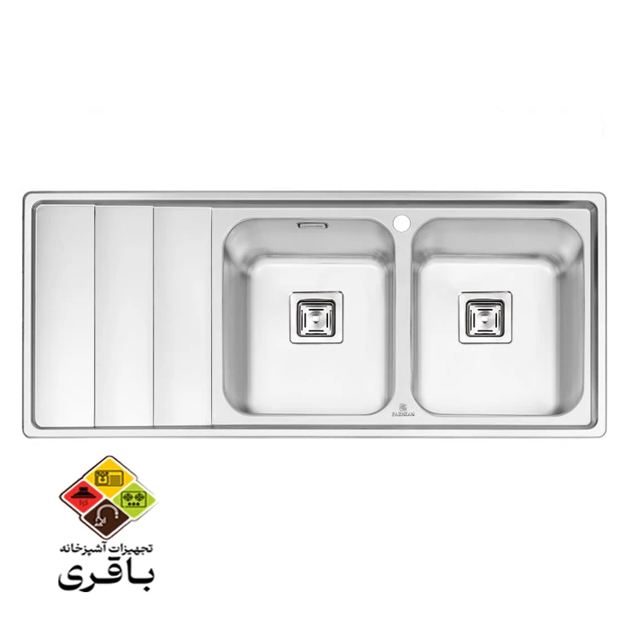 سینک پرنیان استیل 1221 — تصویر ۲