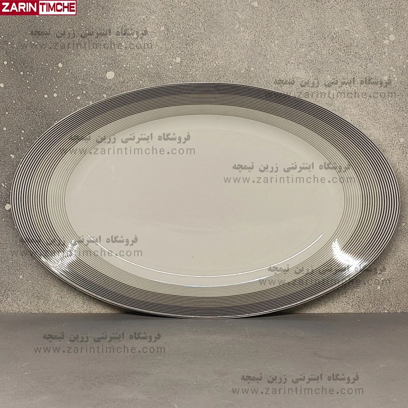 دیس چینی زرین مدل سیلورلاینر سایز 42