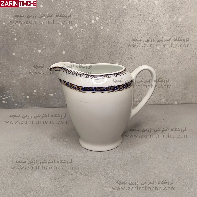 شکرپاش چینی زرین مدل پرشیا سرمه ای