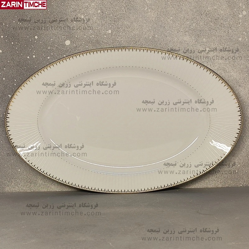 دیس چینی زرین مدل سپیدار سایز 38