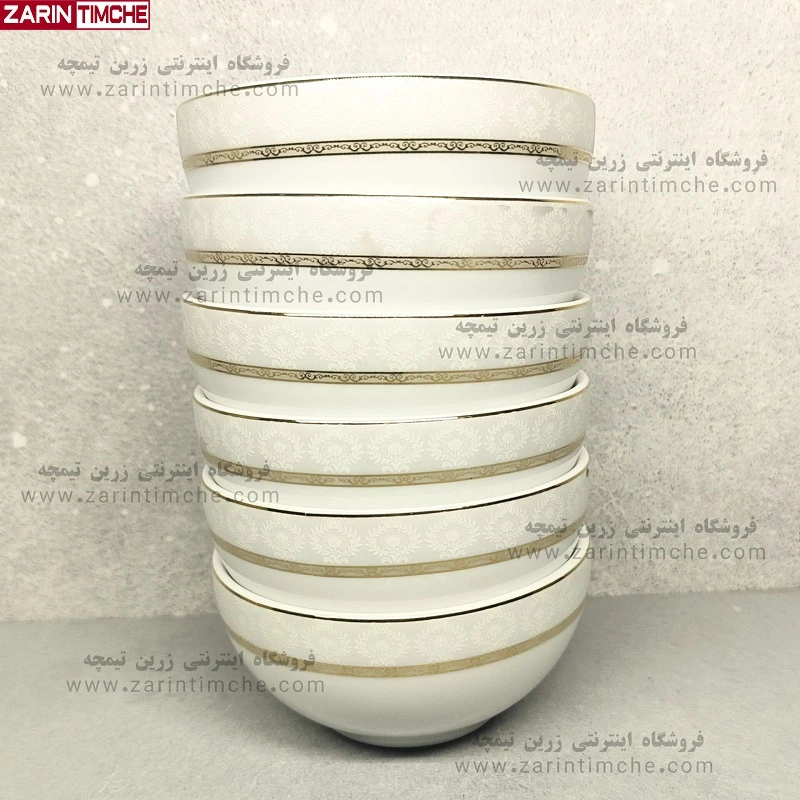 پیاله ترشی چینی زرین مدل هدیه طلایی