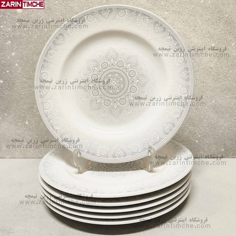 پیش دستی میوه خوری چینی زرین مدل ادلین