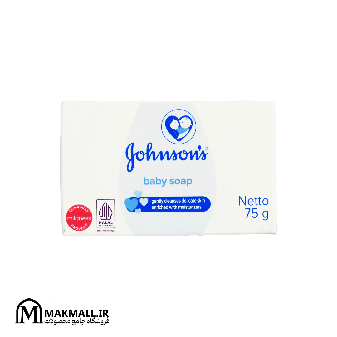 صابون بچه جانسون مدل Gentle Cleanse مرطوبکننده پوست حساس ۷۵ گرم | Johnson’s Baby Soap Gently Cleanse 75g
