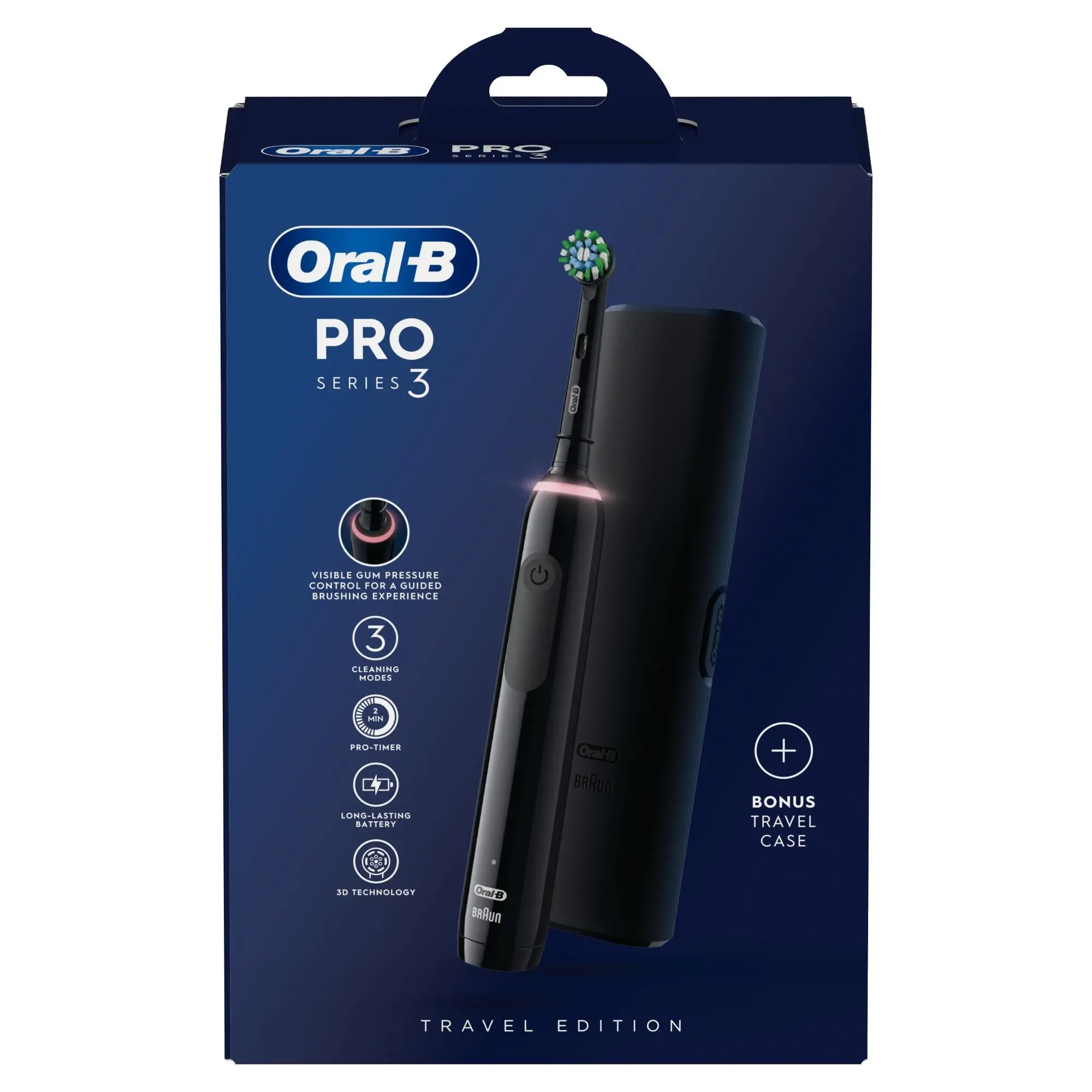 مسواک برقی اورال بی PRO 3 + سه حالت شستشو — تصویر ۲