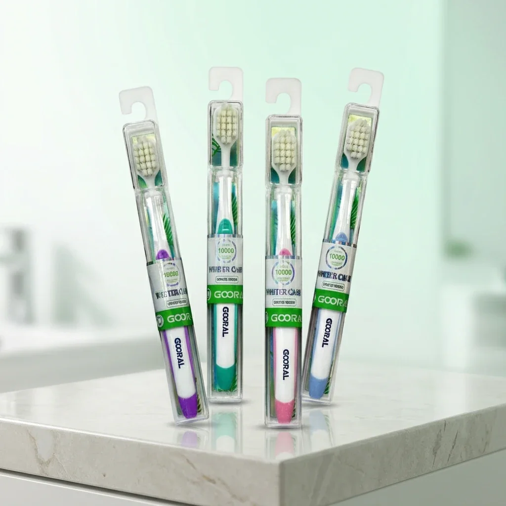 مسواک ۱۰ هزار الیافه گورال GOORAL فوق نرم (Ultra Soft) — تصویر ۳