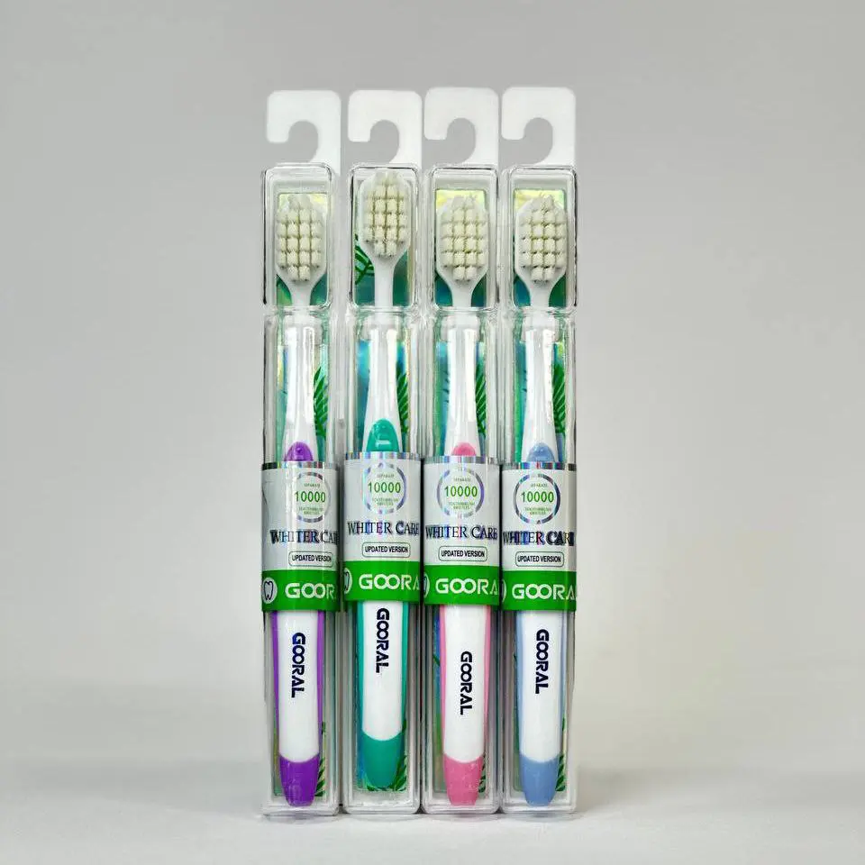 مسواک ۱۰ هزار الیافه گورال GOORAL فوق نرم (Ultra Soft) — تصویر ۴
