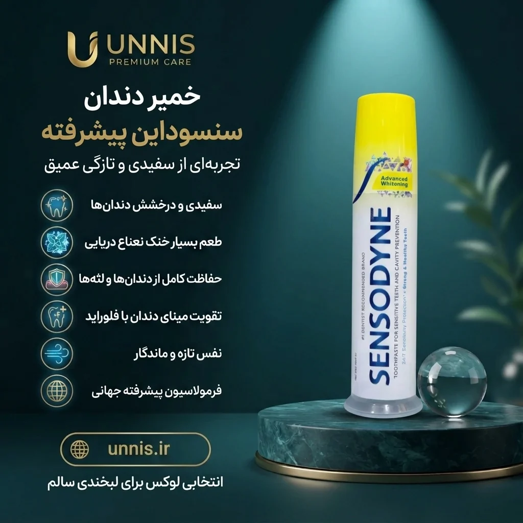 خمیر دندان سنسوداین سفیدکننده پیشرفته (Advanced Whitening) حجم 100 میل — تصویر ۲